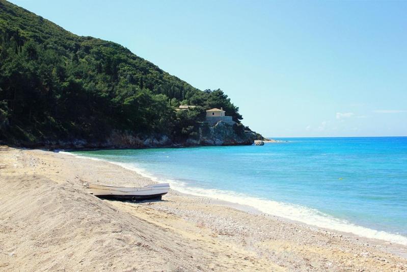 Beachfront Villa Galazio Lefkada City Exterior photo